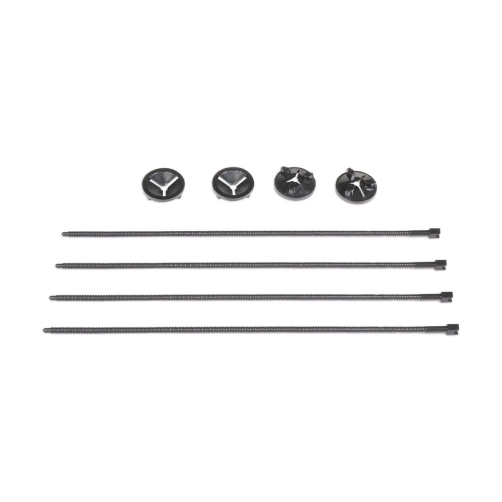 Flexalite Cooling Fan Mounting Kit, Transmission Oil Cooler Kit, With 4 Sets Nylon Bolts/ Washers/ Push-Nuts/ Rubber Spacers – 3910