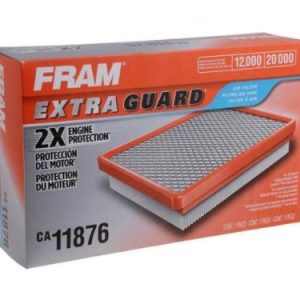 FRAM Air Filter, Extra Guard ®, 2.736 Inch Height, 11.378 Inch Length, 6.95 Inch Width – CA11876