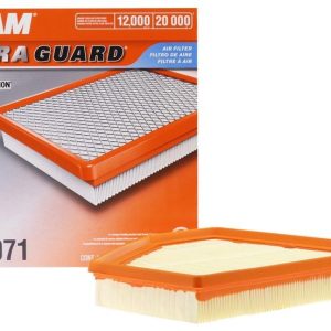 FRAM Air Filter, Extra Guard®, Flexible, Cellulose, 4.448 Inch Length X 5.826 Inch Width X 1.85 Inch Height – CA12071