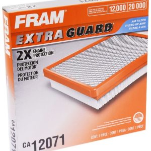 FRAM Air Filter, Extra Guard®, Flexible, Cellulose, 4.448 Inch Length X 5.826 Inch Width X 1.85 Inch Height – CA12071