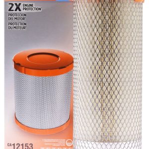 FRAM Air Filter, Extra Guard ®, Cellulose/ Synthetic Blend, Radial Shape, 13.11 Inch Height – CA12153