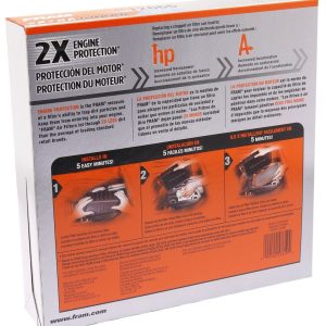 FRAM Air Filter, Extra Guard ®, Cellulose Media, Square Shape, 2.42 Inch Height X 12.36 Inch Length X 11.4 Inch Width – CA12666