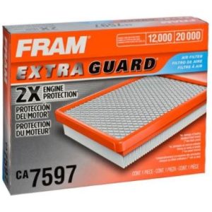 FRAM Air Filter, Extra Guard ®, 9.36 Inch Length X 7.13 Inch Width X 1.7 Inch Height – CA7597