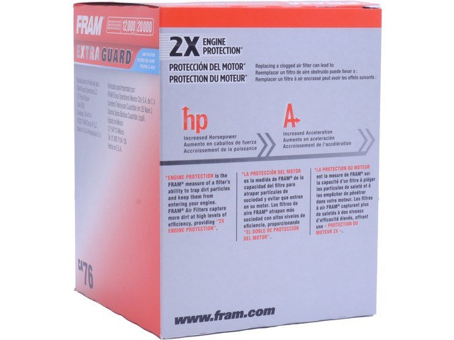 FRAM Air Filter, Extended Guard, For Use with Heavy Duty Kohler Engines – CA76