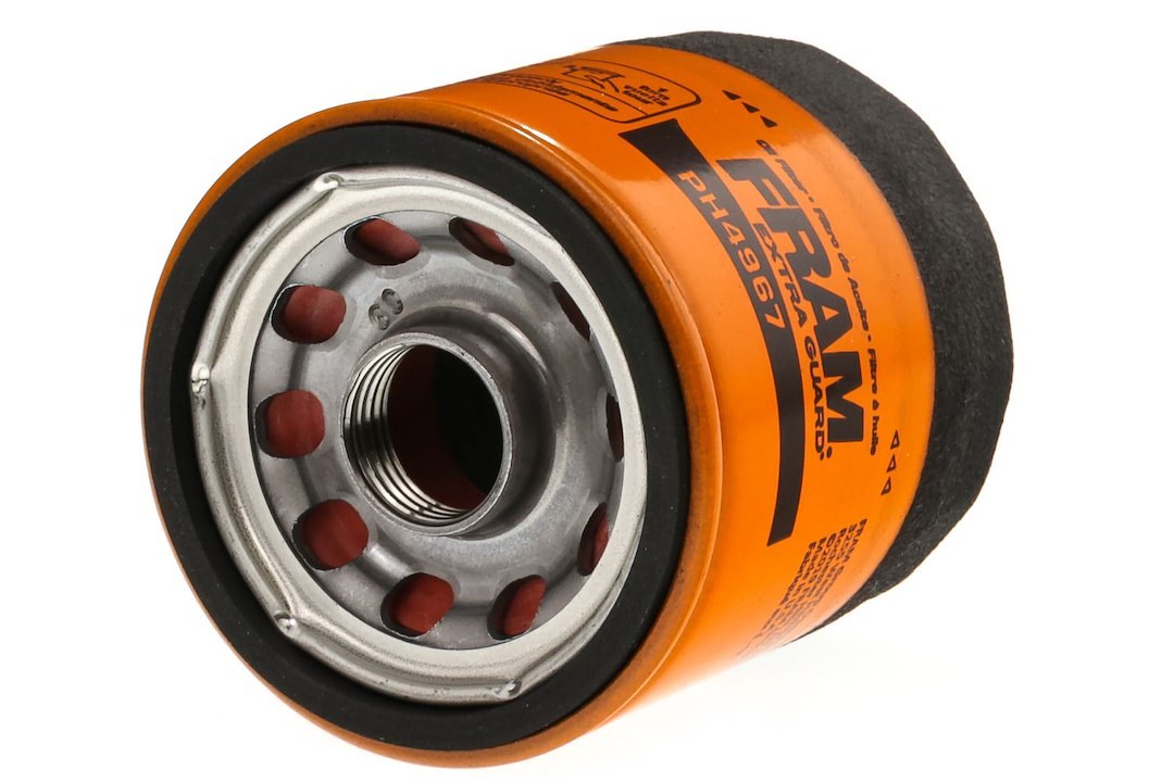 FRAM Oil Filter, Extra Guard®, Spin on Style, Cellulose/ Synthetic Filter Material, With Anti Drain Back Valve, With 12 PSI Bypass Valve – FPH4967WM
