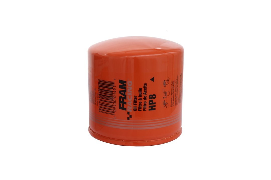 FRAM Oil Filter, Extra Guard ®, Canister Style, 18 Micron Rating Filter, With Anti-Drain Back Valve, With 22 PSI Bypass Valve – HP8