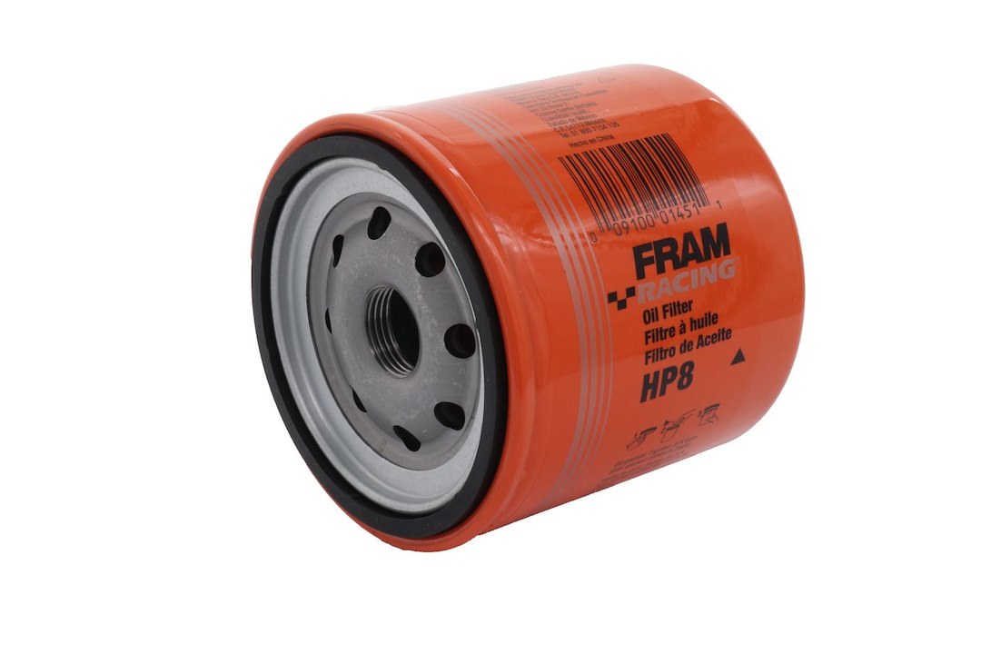 FRAM Oil Filter, Extra Guard ®, Canister Style, 18 Micron Rating Filter, With Anti-Drain Back Valve, With 22 PSI Bypass Valve – HP8