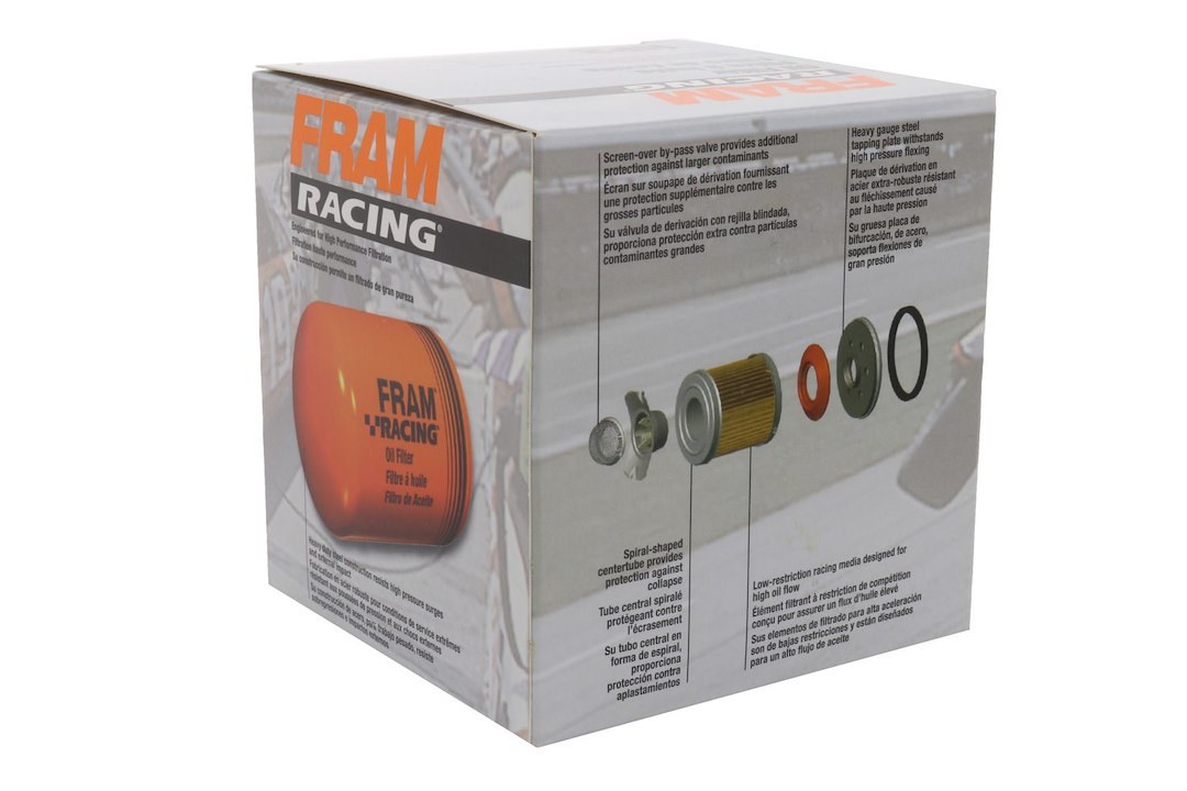 FRAM Oil Filter, Extra Guard ®, Canister Style, 18 Micron Rating Filter, With Anti-Drain Back Valve, With 22 PSI Bypass Valve – HP8