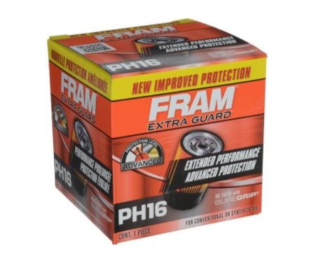 FRAM Oil Filter, Extra Guard ®, Spin-On – PH16