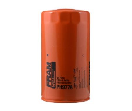 FRAM Oil Filter, Extra Guard ®, Spin on, With Anti Drainback Valve, 6.75 Inch Height, Orange, For Use with Heavy Duty Engine – PH977A