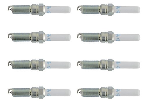 Ford Spark Plug, Colder Heat Range for Supercharged Applications, Set of 8, 12 Millimeter Thread, 0.032 Inch Gap – M-12405-50VDE