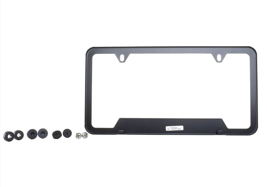 Ford License Plate Frame, With Ford Performance Logo, Without Lights, 304 Stainless Steel with Black Finish – M-1828-SS304BK