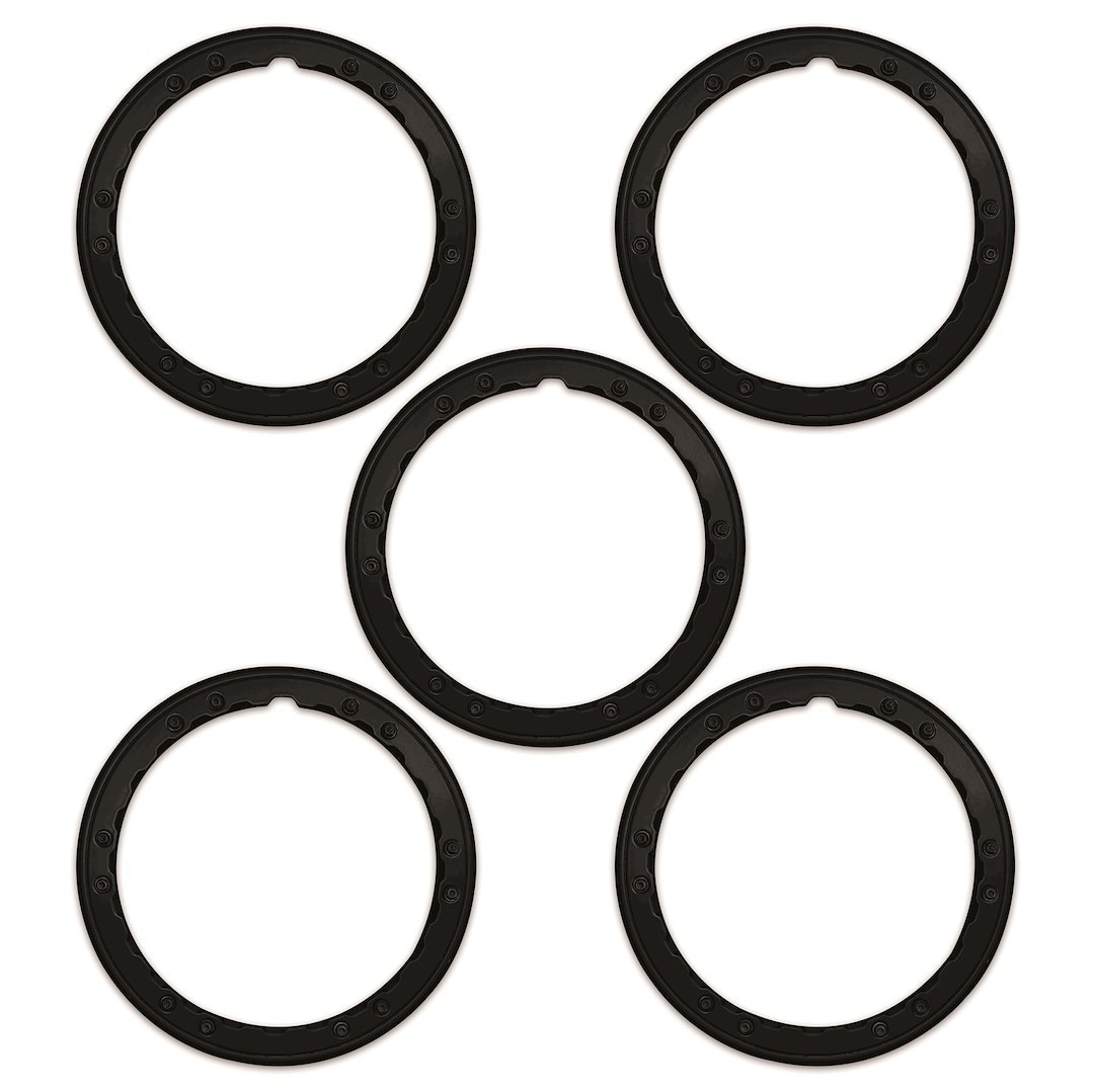 Ford Wheel Bead Lock Ring, For Use with Factory Bead-Lock Wheels, Gloss Black, Set of 5 – M-1021K-BLB