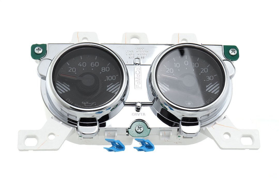 Ford Gauge Boost/ Oil Pressure, Includes 2 Analog Gauges: Mechanical Boost Pressure Full Sweep – M-10849-A