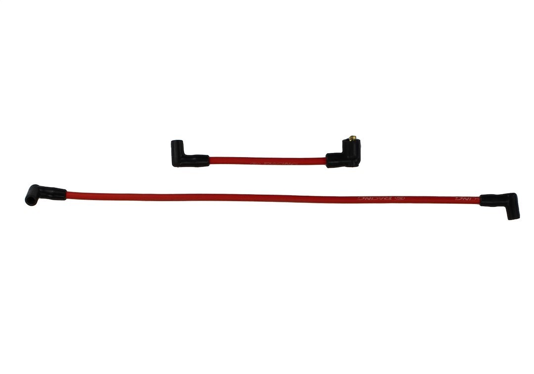 Ford Spark Plug Wire Set, Pre Assembled, Red, 9 Millimeter, Silicone Insulation, 45 Degree Spark Plug Boots, Low Resistance – M-12259-R301