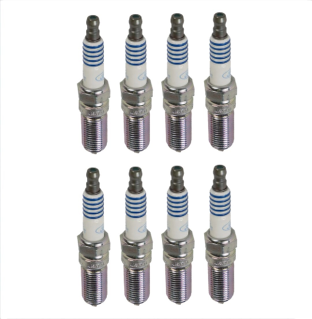 Ford Spark Plug, Standard Plug Style, One Heat Range Colder Than Stock, Set of 8 – M-12405-M50A