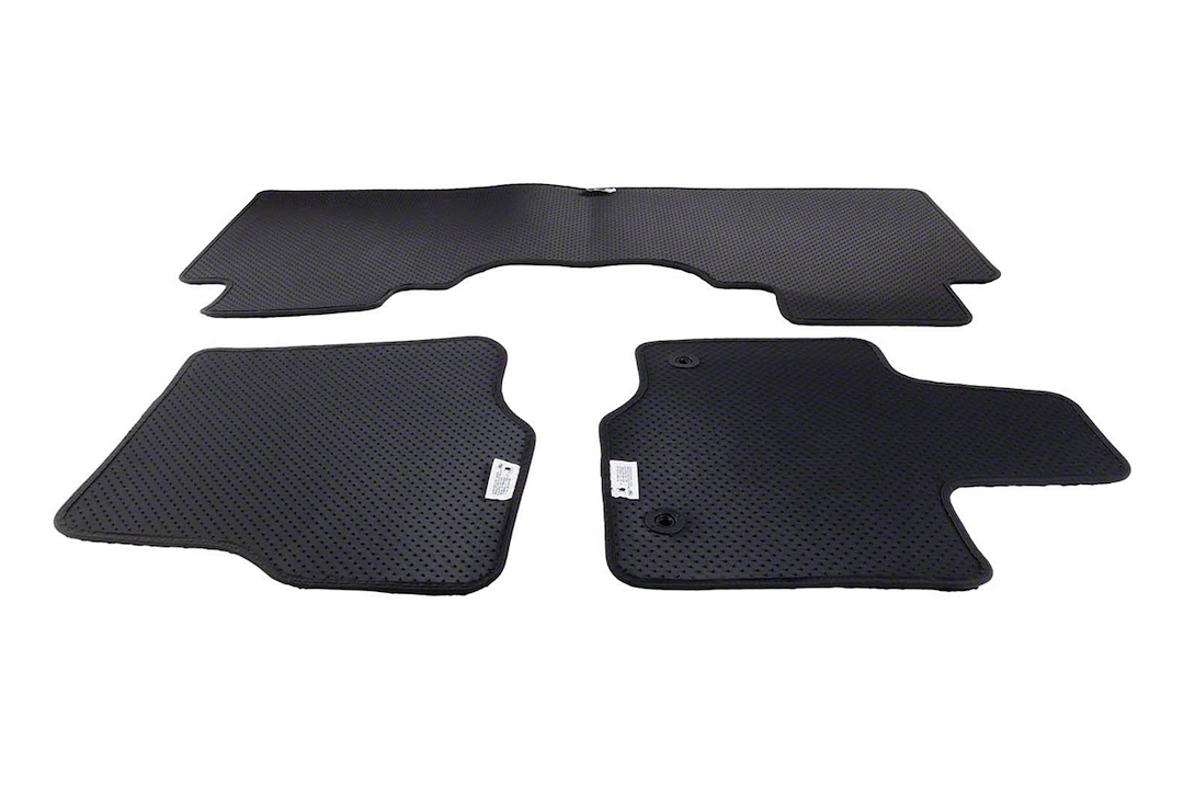 Ford Floor Mat, Black, Direct-Fit, Ford Performance Logo, Carpeting, 3 Piece – M-13086-F60