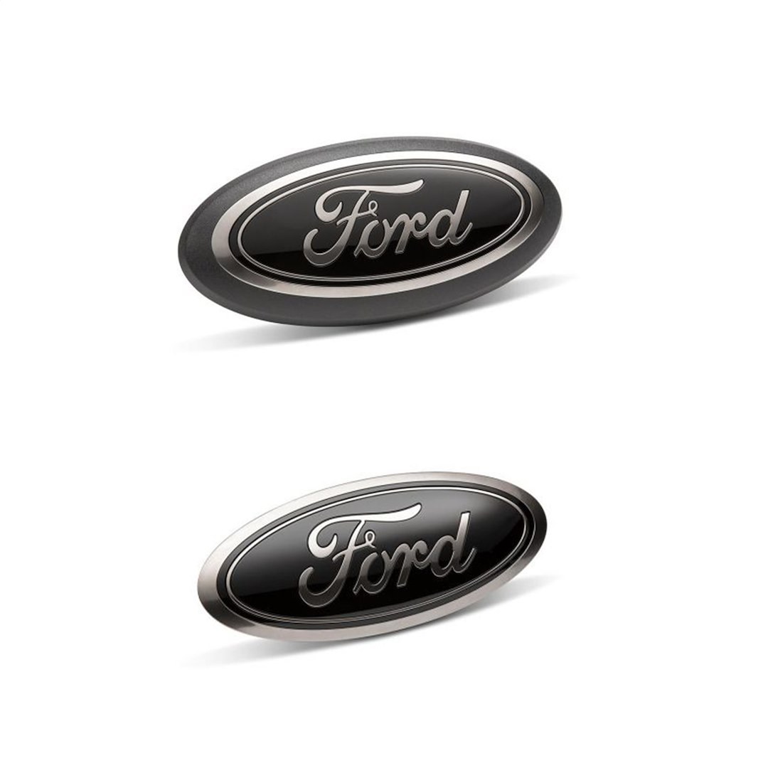 Ford Emblem, Ford Logo, Black, Oval, Without Camera – M-1447-F15B