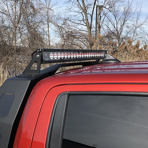 Ford Light Bar, Rigid, LED, 40 Inch Length, Spot and Flood Beam, Clear Lens, Black Housing, Roof Mount – M-15200K-R