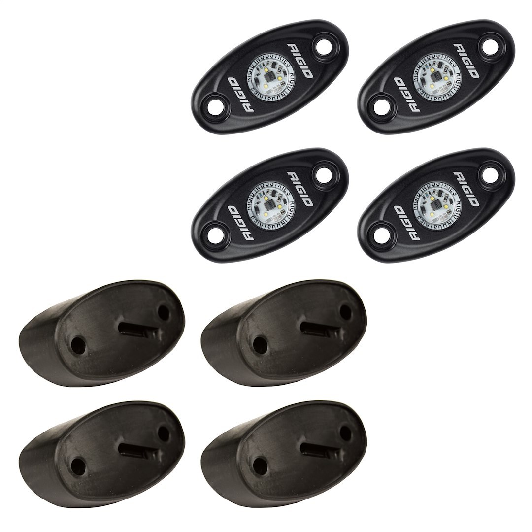 Ford Underbody Light Kit, Rigid, Underbody Mount, LED, White Light, Clear Lens, Black Aluminum Housing/ Polycarbonate Lens – M-15200-RUN