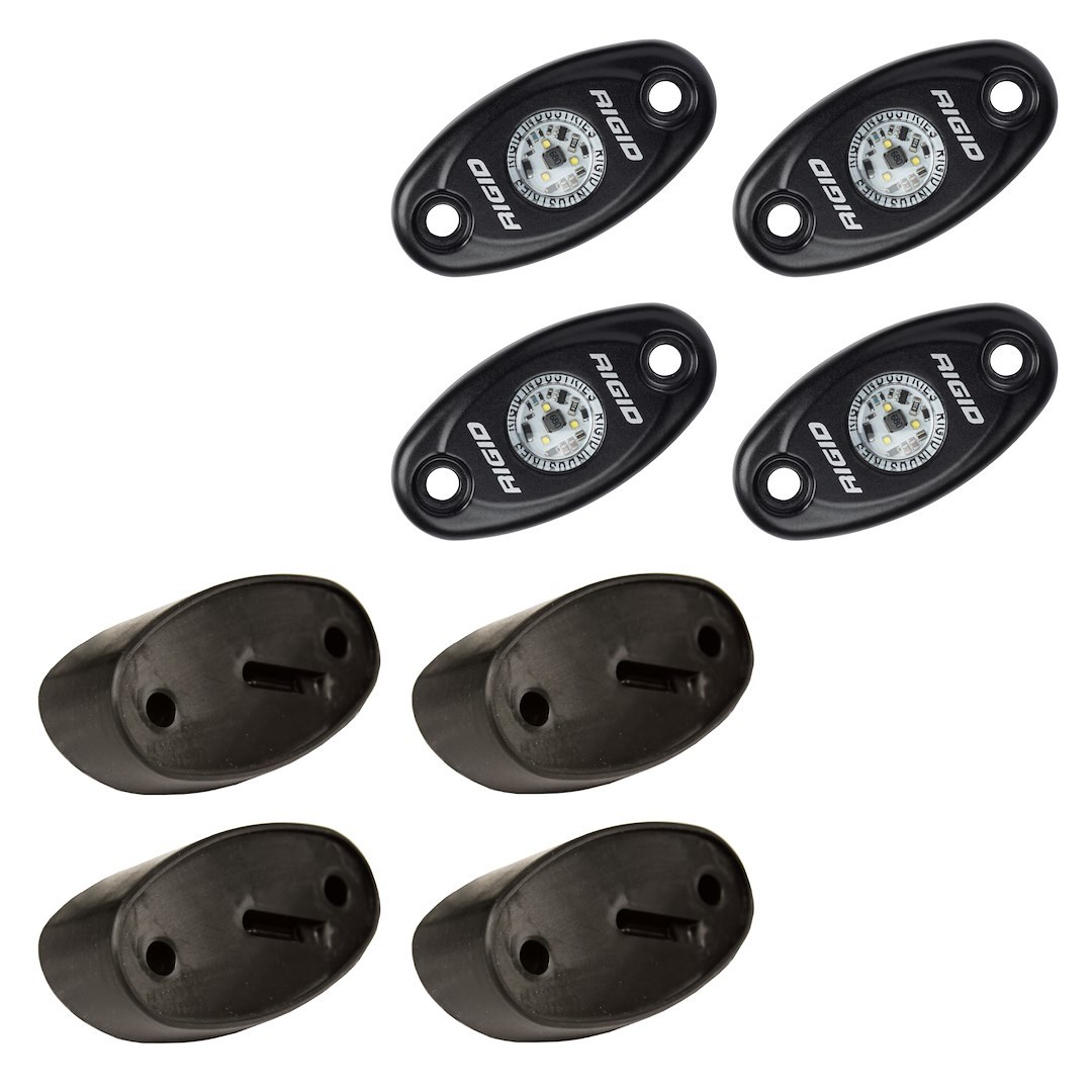 Ford Underbody Light Kit, Rigid, Underbody Mount, LED, Amber Light, Clear Lens, Black Aluminum Housing/ Polycarbonate Lens – M-15200-RUNA