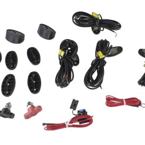Ford Underbody Light Kit, Rigid, Underbody Mount, LED, Amber Light, Clear Lens, Black Aluminum Housing/ Polycarbonate Lens – M-15200-RUNA