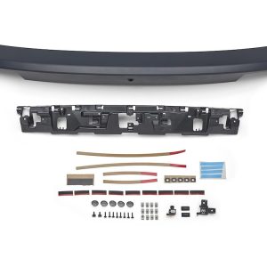 Ford Spoiler Delete, Primed, ABS Plastic, With Rear-View Camera Assembly/ Adhesive Kit/ Tub Clips/ Spoiler Module Hardware – M-16600-S65D