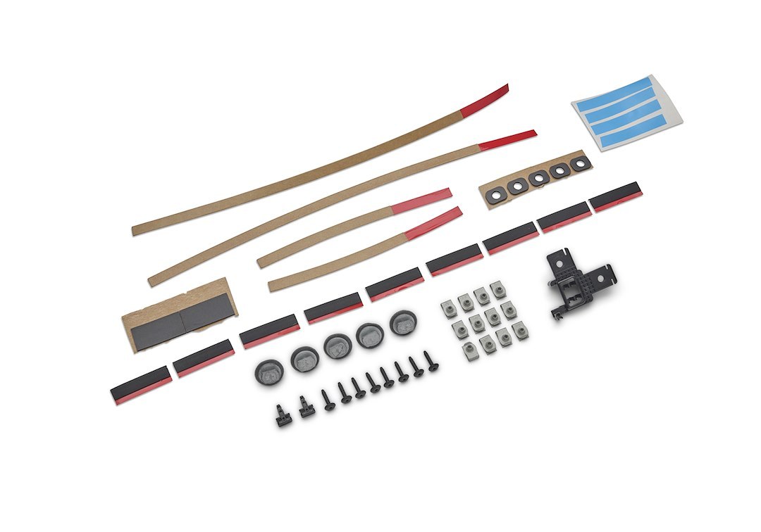 Ford Spoiler Delete, Primed, ABS Plastic, With Rear-View Camera Assembly/ Adhesive Kit/ Tub Clips/ Spoiler Module Hardware – M-16600-S65D