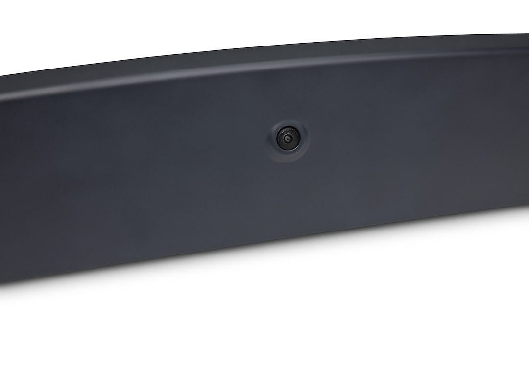 Ford Spoiler Delete, Primed, ABS Plastic, With Rear-View Camera Assembly/ Adhesive Kit/ Tub Clips/ Spoiler Module Hardware – M-16600-S65D