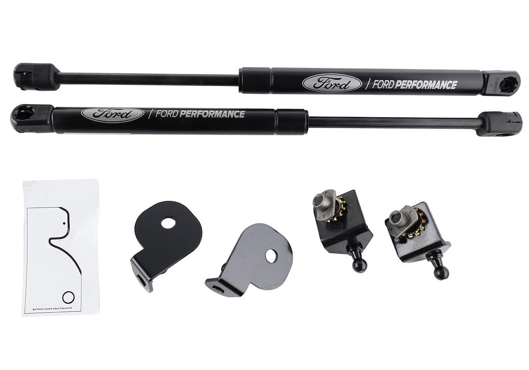 Ford Hood Lift Support, With Laser Engraved Ford Performance Logo/ All Necessary Mounting Hardware – M-16826-Ma