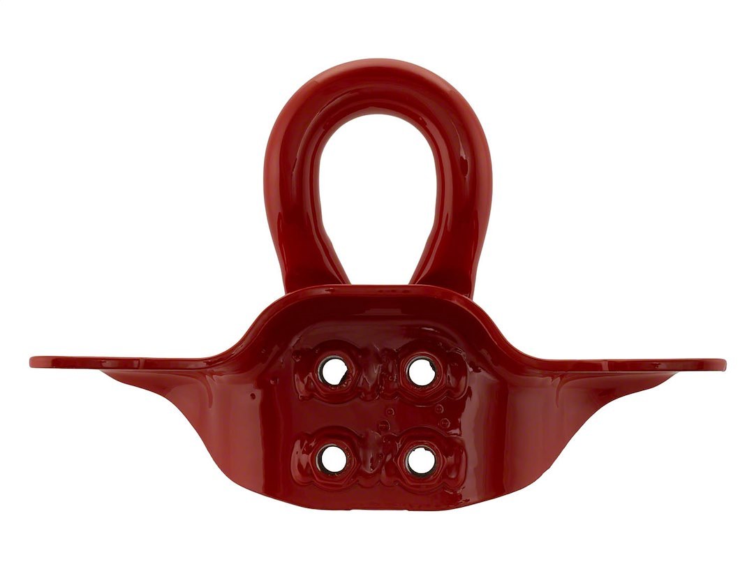 Ford Tow Hook, Functional, Powder Coated, Red, Steel, Set of 2 – M-18954-SDR