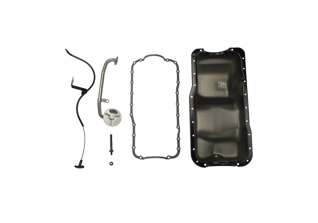 Ford Oil Pan, 5.0L, 5 Quarts, Rear Wet Sump, Unplated, Not for Sale on Pollution Control Vehicles – M-6675-A50