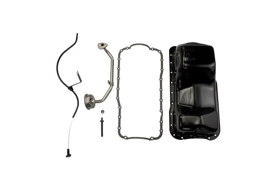 Ford Oil Pan, 5.0L, 5 Quarts, Rear Wet Sump, Unplated, Not for Sale on Pollution Control Vehicles – M-6675-A50