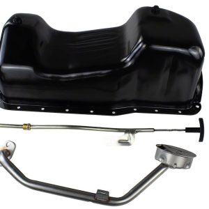 Ford Oil Pan, 351W/ 5.8L, 5 Quarts, Rear Wet Sump, Unplated, Not for Sale on Pollution Control Vehicles – M-6675-A58