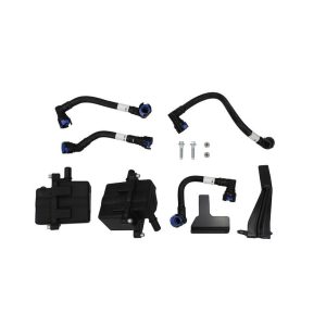 Ford Engine Oil/Air Separator, With Left and Right Canisters/ Hoses/ Brackets/ Hardware – M-6766-35TA
