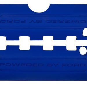 Ford Ignition Coil Cover, Blue, Powered by Ford Logo, Not for Sale on Pollution Control Vehicles – M-6P067-M50B