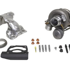 Ford Turbocharger Kit, Single Turbo, Internal Wastegate, 60 Millimeter to 63 Millimeter Compressor Wheel, 50 Millimeter Turbine Wheel – M-9348-23T