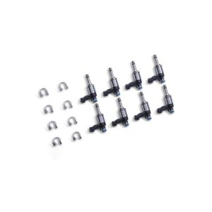 Ford Fuel Injector, Vehicle Fitment: Mustang GT3 Race Engine, Set of 8, With 8 Clips – M-9593-GT3