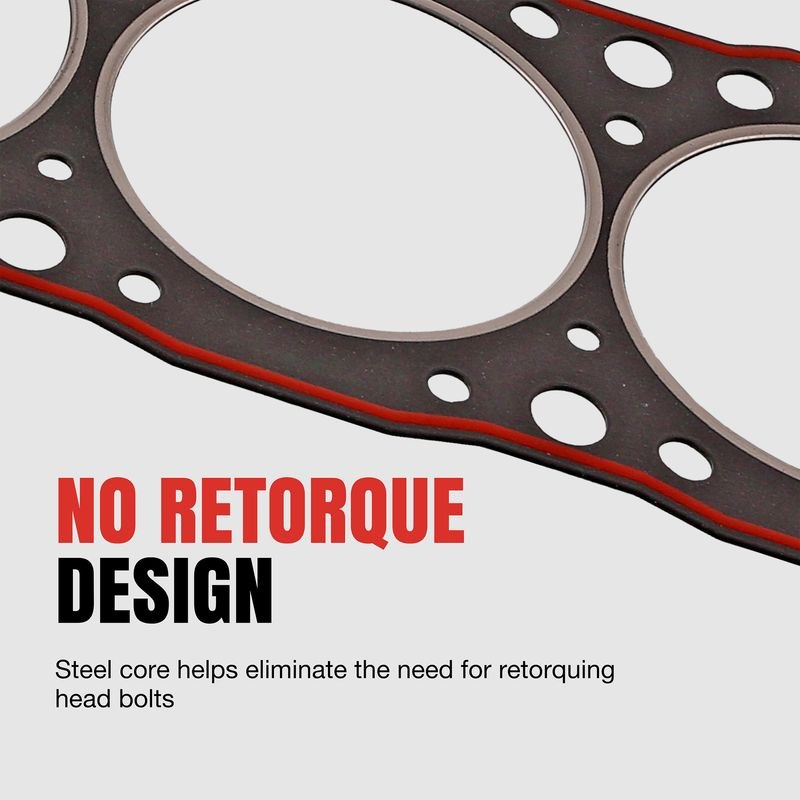 Fel Pro Hp Cylinder Head Gasket, Chevy Small Block, 4.166 Inch Bore, Steel Core Laminate, 0.041 Inch Compressed Thickness, Single – 1003