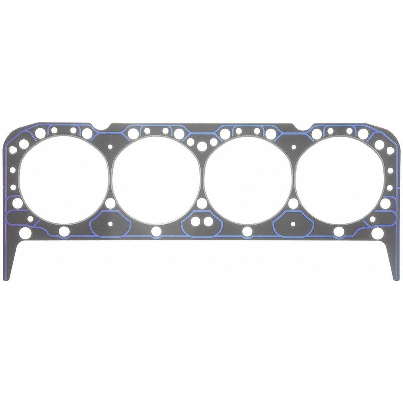 Fel Pro Hp Cylinder Head Gasket, Chevy Small Block, 4.166 Inch Bore, Steel Core Laminate, 0.039 Inch Compressed Thickness, Single – 1010