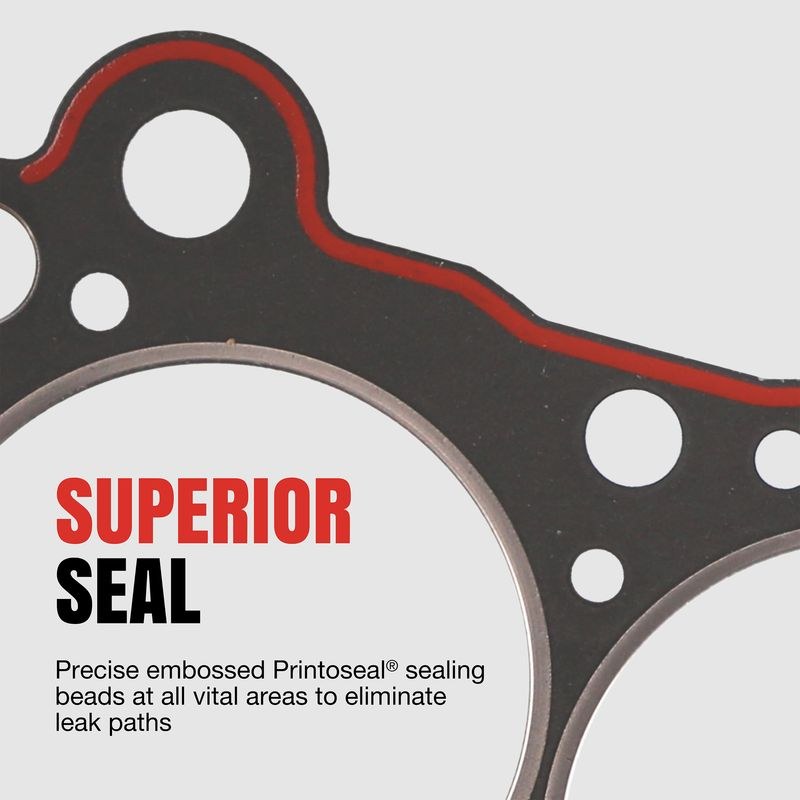 Fel Pro Hp Cylinder Head Gasket, Chevy Small Block, 4.166 Inch Bore, Steel Core Laminate, 0.039 Inch Compressed Thickness, Single – 1010