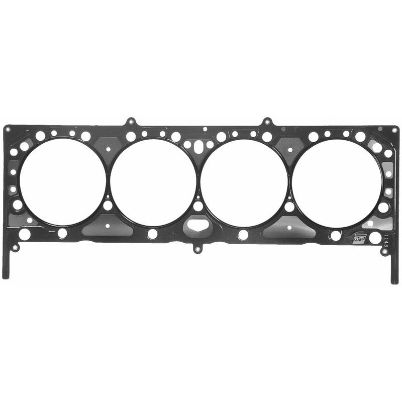 Fel Pro Hp Cylinder Head Gasket, Chevy Small Block, 4.165 Inch Bore, Steel Core Laminate, 0.041 Inch Compressed Thickness, Single – 1143