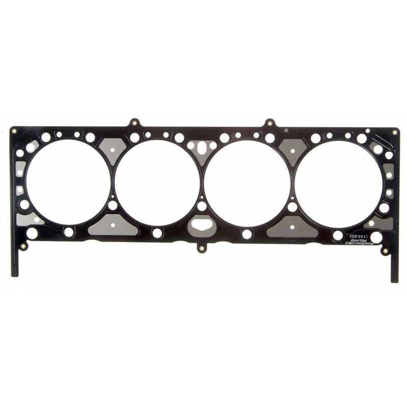 Fel Pro Hp Cylinder Head Gasket, Chevy Small Block, 4.200 Inch Bore, Multi-Layer Steel, 0.053 Inch Compressed Thickness, Single – 1144-053