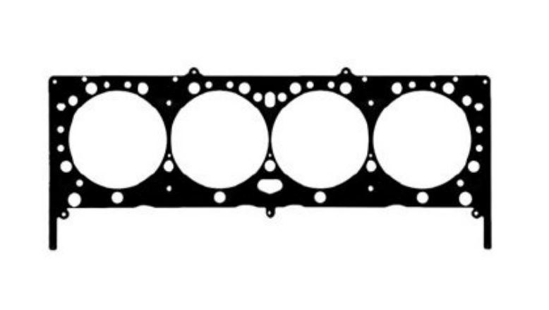 Fel Pro Hp Cylinder Head Gasket, Chevy Small Block, 4.200 Inch Bore, Steel Core Laminate, 0.071 Inch Compressed Thickness, Single – 1144-071