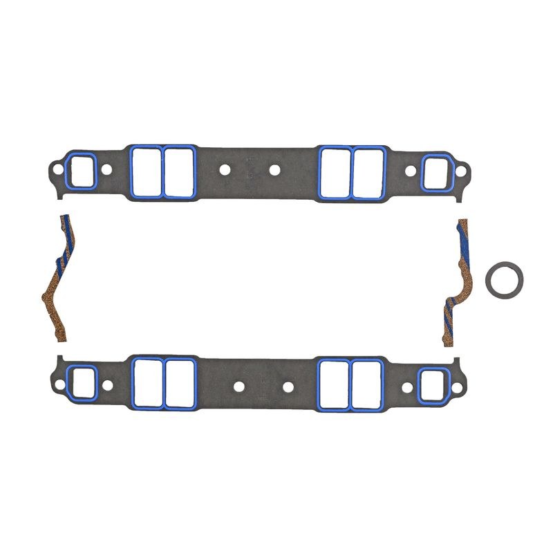 Fel Pro Hp Intake Manifold Gasket, Chevy Small Block, Rectangular, 1.31 Inch X 2.21 Inch Port Size, Printoseal, 0.060 Inch Thick – 1206