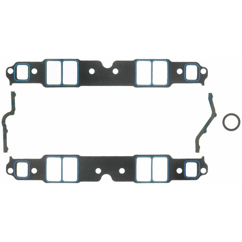Fel Pro Hp Intake Manifold Gasket, Chevy Small Block, Rectangular, 1.38 Inch X 2.28 Inch Port Size, Printoseal, 0.060 Inch Thick – 1207