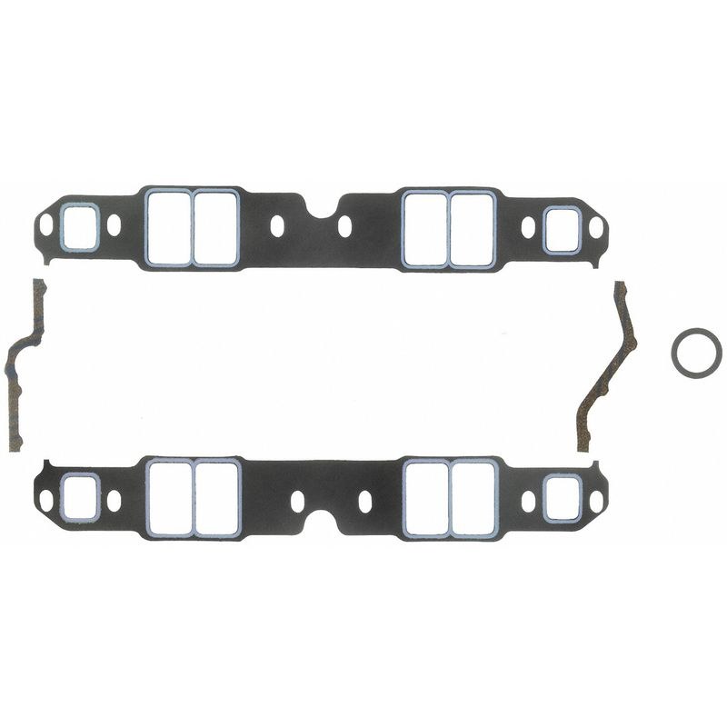 Fel Pro Hp Intake Manifold Gasket, Chevy Small Block, Rectangular, 1.38 Inch X 2.38 Inch Port Size, Printoseal, 0.060 Inch Thick – 1209