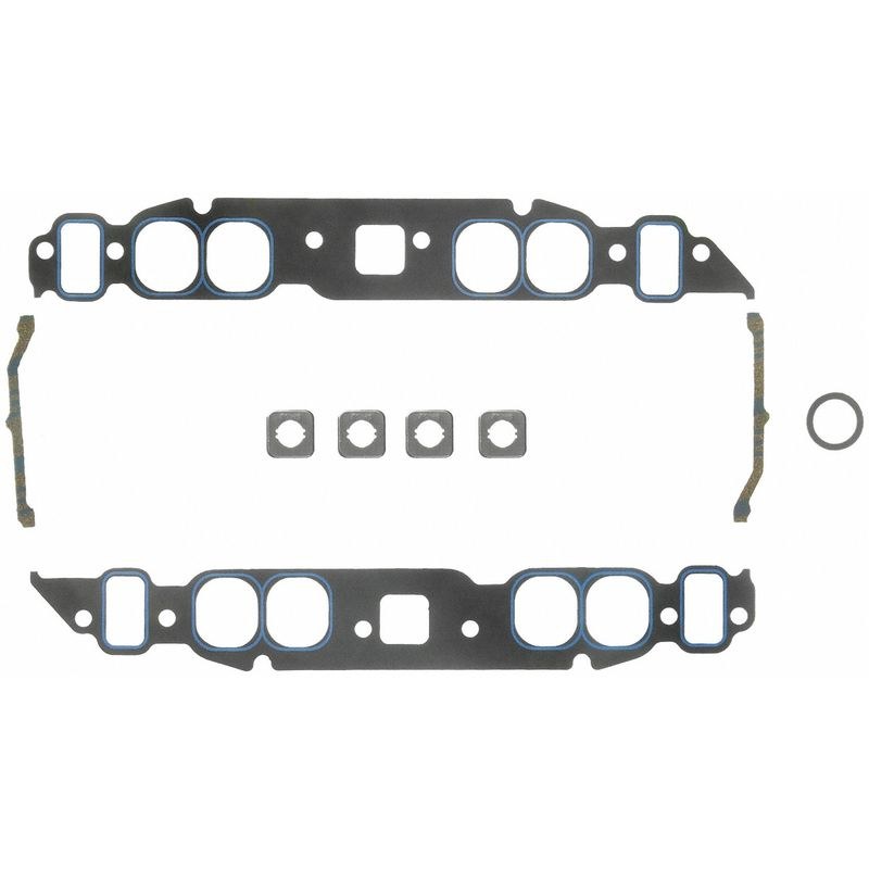 Fel Pro Hp Intake Manifold Gasket, Chevy Big Block, Rectangular, 1.82 Inch X 2.05 Inch Port Size, Composite, 0.060 Inch Thick – 1212