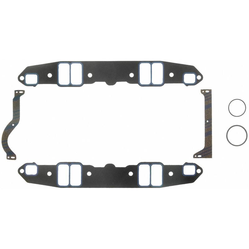 Fel Pro Hp Intake Manifold Gasket, Chrysler Small Block, Rectangular, 1.16 Inch X 2.27 Inch Port Size, Printoseal, 0.060 Inch Thick – 1213