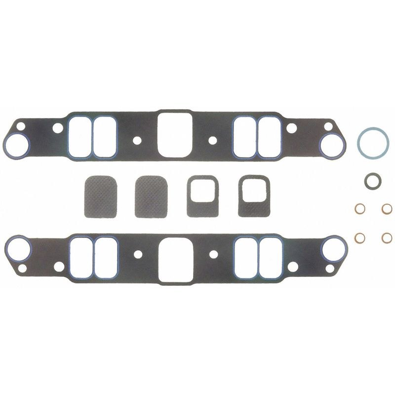 Fel Pro Hp Intake Manifold Gasket, Pontiac 326/ 350/ 389/ 400/ 421/ 428/ 455, Pontiac V8, 1.18 Inch X 2.20 Inch Port Size, Printoseal – 1233